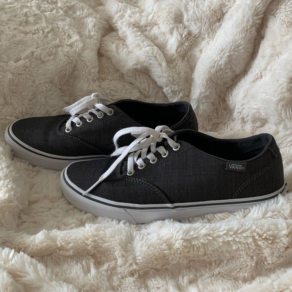 Gray authentic vans